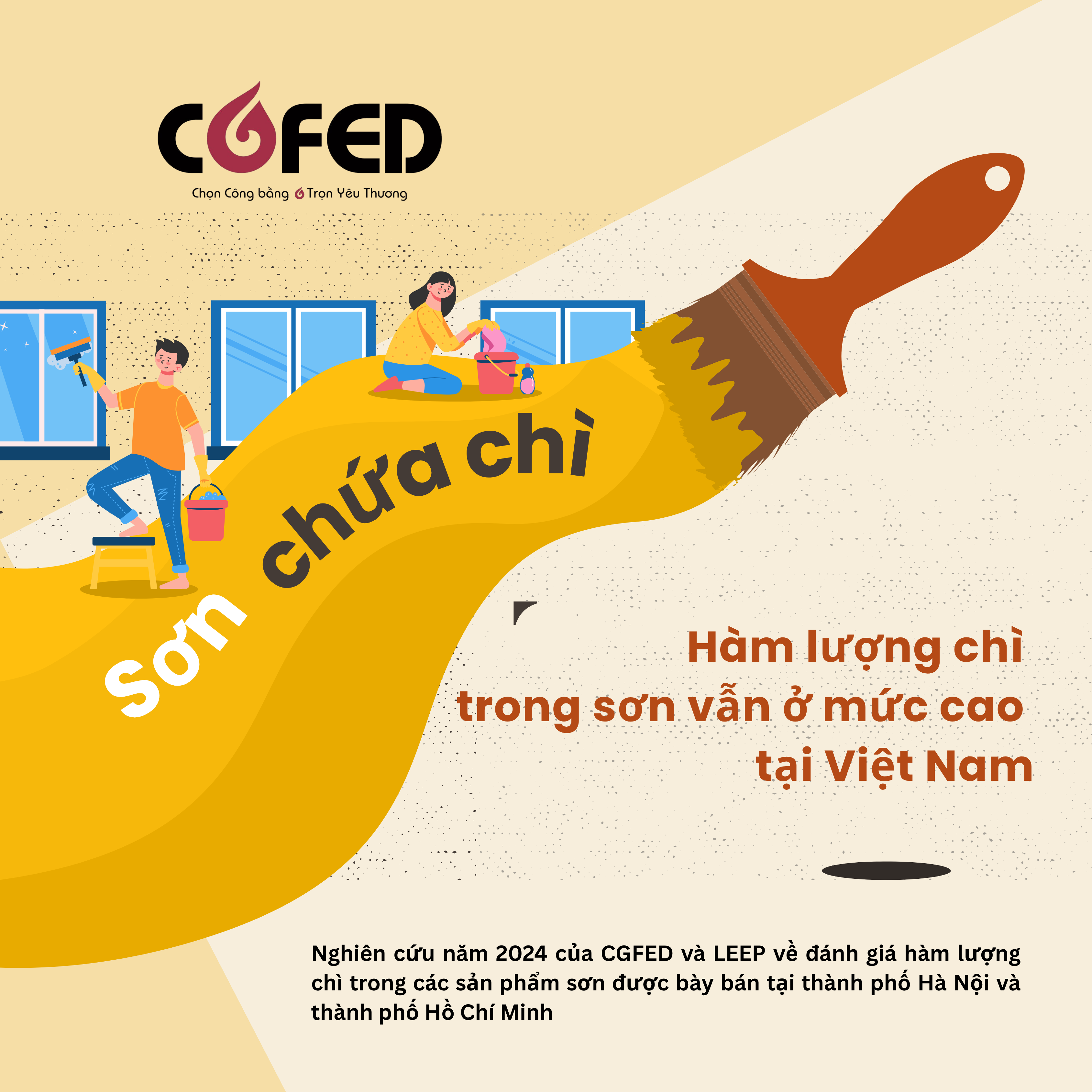 Nghiên cứu về hàm lượng chì trong sơn tại Việt Nam